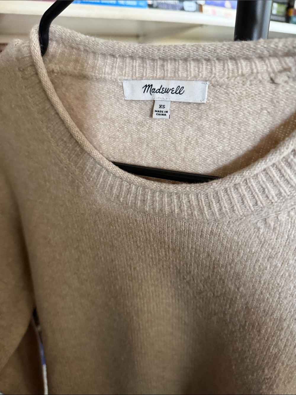 Madewell Beige Crewneck Sweater - Picture 3 of 4